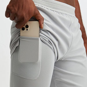 High Quality Custom Made Summer Sports Running Shorts for Men Quick Dry Gym Training Wear Casual Canvas Fabric Fitness Workout - Product Image 2