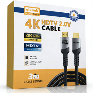 Câble <span class=keywords><strong>HDMI</strong></span> 2.<span class=keywords><strong>0</strong></span> certifié 4K 60Hz 18 Gbps haute vitesse Ultra HD pour PS5, moniteur de jeu, projecteur 1,5 m 3 m 5 m - Product Image 5