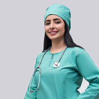 Usine directe à la mode dentiste uniformes personnalisés soins infirmiers gommages médical haut gommage hôpital uniformes ensembles