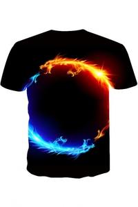Camiseta de punto de manga corta con sublimación clásica para hombre de alta calidad, camiseta con botón frontal de Color sólido para hombre - Product Image 2