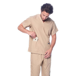 ชุดยูนิฟอร์มโรงพยาบาลผ้าโพลีเอสเตอร์เรยอน พร้อมโลโก้สั่งทำ ระบายอากาศได้ดี สำหรับคลินิก พยาบาล และบุคลากรทางการแพทย์ - Product Image 2