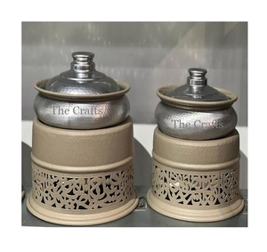 Cacerola de metal de diseño islámico, olla para servir para bodas y hoteles, calentador de alimentos, plato para servir a precios asequibles - Product Image 1