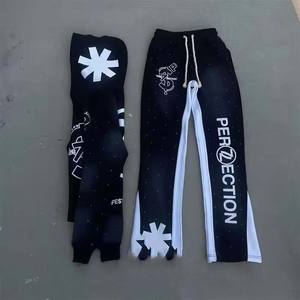 Ensemble sweat à capuche et pantalon unisexe personnalisé en molleton respirant pour homme, style streetwear hiver - Product Image 4