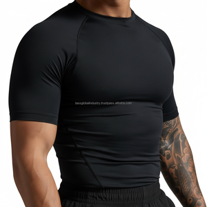 Ensemble de sport unisexe personnalisé : T-shirt de compression sans manches léger et short moulant pour l'entraînement et le sport 2 - Product Image 3