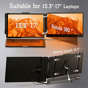 Moniteur de jeu LCD <span class=keywords><strong>portable</strong></span> S1 14 pouces FHD 1080P IPS, double écran, moniteurs pour <span class=keywords><strong>ordinateur</strong></span> <span class=keywords><strong>portable</strong></span>, haut-parleur intégré, extension <span class=keywords><strong>d</strong></span>'écran pour <span class=keywords><strong>ordinateur</strong></span> <span class=keywords><strong>portable</strong></span> - Product Image 6