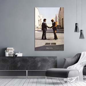 Affiche de couverture d'album Pink Floyd, style moderne, « Wish You Were Here », en toile, pour utilisation murale - Product Image 1