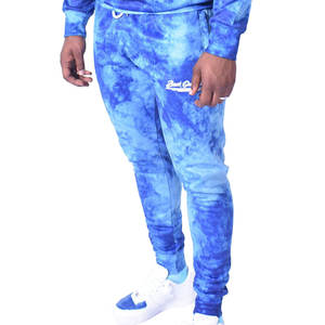 OEM al por mayor hombres Tie Dye chándal ropa de calle Anti Shrink diseño moderno Tie Dye chándal para hombres - Product Image 3