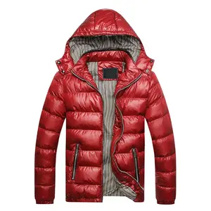Doudoune la plus vendue pour homme Manteaux oversize Plus Size Casual Man Warm Puffer Windbreaker Jacket Coat With Pocket