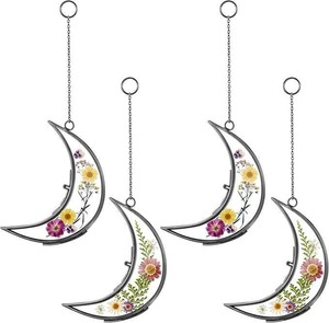 Simple moon <b>Photo</b> <b>Frame</b> Wall Hanging Metal <b>Frame</b> Picture Holder Clear Glass Moon Shape <b>Gold</b> <b>frame</b> for Home & Office Decoration - Product Image 1