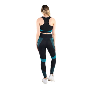 Conjunto de Yoga de 10 Piezas con Logotipo Personalizado para Mujer, 100% Algodón, Transpirable y de Secado Rápido, Cintura Elástica, Talla Grande, Impresión Digital - Product Image 3