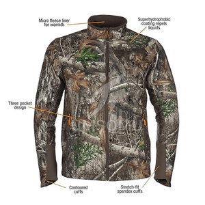 Chaqueta de Invierno para Hombre, Personalizable, de Microfibra, Ligera, Resistente al Viento, Transpirable e Impermeable, para Caza - Product Image 3