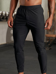 กางเกงกีฬากลางแจ้งของผู้ชายแบบสั่งทำลายสีทึบโพลีเอสเตอร์ล้างระบายอากาศได้ดีกันลมพร้อมเทคนิคมัดย้อม - Product Image 3