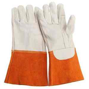 Guantes de Soldadura TIG de Cuero Granulado de Alta Resistencia, Casuales y a la Moda, de Secado Rápido, con Pantalla Táctil, Detección de Agujas, Longitud hasta la Muñeca, Reflectantes - Product Image 5