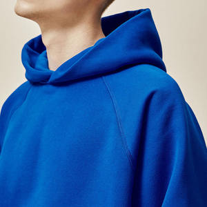 ชุดสเวตเตอร์ผ้าฝ้าย100% มีฮู้ดสำหรับผู้ชายชุดเสื้อสเวตเตอร์ผ้าเฟรนช์เทอร์รี่โอเวอร์ไซส์ - Product Image 4