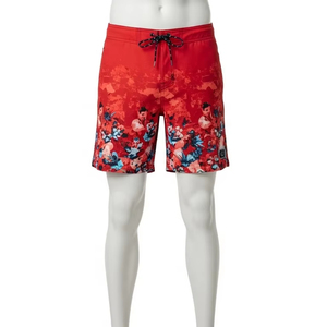 Shorts de bain en polyester à séchage rapide avec rembourrage amovible, taille élastique, ajustement confortable, imprimé numérique, pour la plage et la maison - Product Image 4