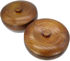 Bol de service d'ustensiles de cuisine fantaisie de haute qualité bols en bois émaillé pour la restauration servant la salade pâtes et soupe bol de service - Product Image 1