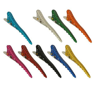 JPBQ กิ๊บติดผมรูปปลาฉลาม 8 ชิ้น สีชมพูเมทัลลิก - Product Image 1