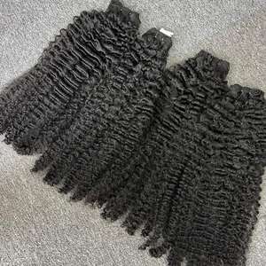 Cheveux frisés dans la trame, cheveux humains 100%, cheveux bruts cambodgiens - Product Image 4