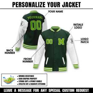 Unisex Custom Logo Embroidery Cropped Baseball Varsity Jacket Personalized Satin Fabric Printed Dyed Kids Autumn Cotton <b>Zipper</b> - Product Image 1