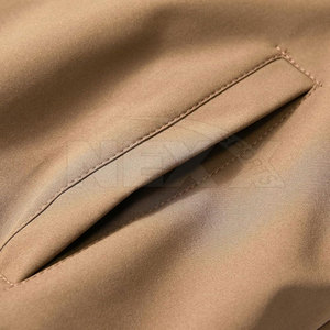 New Design Winter Men's Bomber <b>Jacket</b> Full Zipper Long Sleeves Stand Collar High Street Style Letter Pattern Waterproof Finished - Product Image 5