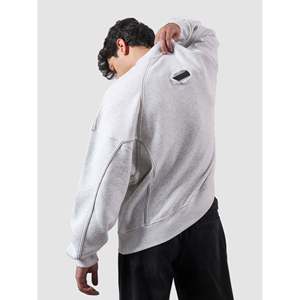 Tissu en molleton français blanc arctique, discret et discret à la fois - Product Image 1