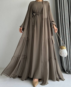 Abayas de invierno para reuniones festivas y abayas casuales de invierno para uso diario Long Flair Beautiful Abaya Designs - Product Image 2