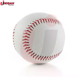 Balle d'entraînement de baseball en liège de haute qualité taille standard collège officiel balle d'entraînement de baseball en liège vente en gros de logo personnalisé - Product Image 4