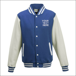 Veste universitaire pour homme, style streetwear, personnalisable, imprimée, style américain, baseball, lettres, respirante, écologique, fermeture éclair frontale - Product Image 3