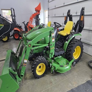 รถแทรกเตอร์ John Deere 3032E 30 แรงม้า 35 แรงม้า สำหรับการเกษตร ผลผลิตสูง พร้อมตัวโหลดด้านหน้าขนาดกะทัดรัด  ประกอบด้วยเครื่องยนต์และเกียร์ที่มีคุณภาพสูง - Product Image 2