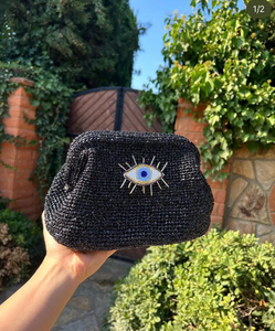 Traw Raffia กระเป๋าคลัทช์กระเป๋าถือ | คลัทช์งานแต่งงาน - Product Image 1