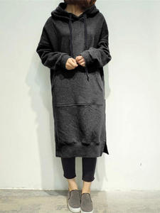 Pull-over en polaire à manches longues pour femmes, haut court surdimensionné, ensemble de survêtement et pantalon de Sport, de haute qualité, Offre Spéciale - Product Image 4