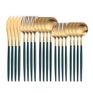 Ensemble de couverts décoratifs de cuisine et de table de qualité supérieure ensemble de couverts cuillère couteau fourchette ensemble de couverts au meilleur prix - Product Image 3