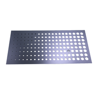 Tôle perforée en aluminium anodisé clair 1060 5005 de 0,5 mm à 3 mm avec AA15 pour écran de ventilation et panneau de plafond acoustique