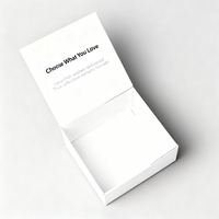 Boîte à bijoux en carton personnalisée de luxe avec fermeture magnétique, portable, écologique, imperméable, boîte à cadeaux, portefeuille, boîte à monnaie, gaufrée