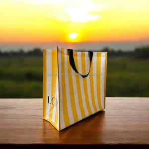 Bolsa de compras tejida RPET reciclada con logotipo personalizado respetuosa con el medio ambiente para uso diario en tiendas de comestibles minoristas y ferias comerciales - Product Image 5