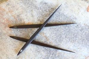 Agujas de Tejer de Cuerno TIMELESS CRAFT, Agujas para Manualidades Hechas a Mano en India, Ecológicas, Estilo Moderno, Logotipo Personalizado para Bodas/Fiestas - Product Image 3