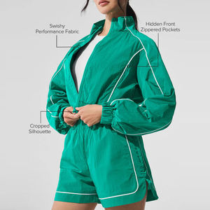 Conjunto de Pantalones Cortos Impermeables de Invierno para Mujer, de Secado Rápido, Transpirables, con Logotipo Personalizado, Largo hasta la Rodilla, 2 Piezas, Calidad Premium - Product Image 6