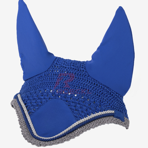 Gorro de oreja de caballo de ganchillo de lujo, ligero, transpirable, lavable, velo de mosca, proveedor de Pakistán para espectáculos ecuestres, capó de oreja - Product Image 1