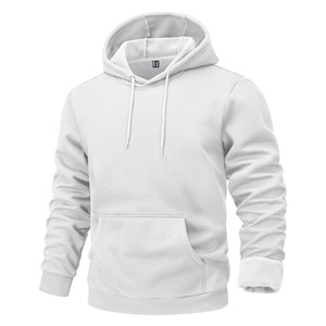 OEM sudaderas con capucha para hombres sudadera 100% poliéster de manga larga logotipo impreso personalizado ropa de calle jersey de gran tamaño sudaderas con capucha para hombres - Product Image 1