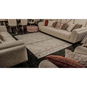 Tapis d'intérieur multicolore moderne Netline Home Depot Mexx MX004 en polypropylène et polyester pour chambre à coucher, bureau, chambre d'enfant, entrée - Product Image 1