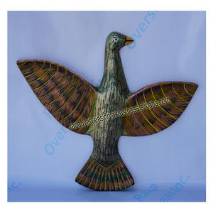 Aluminio Flying Piegon estatua montaje en pared colgante Metal pared arte decoración Piegon para interior exterior hogar dormitorio sala de estar - Product Image 2