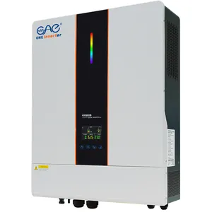 Solar Inverter 7.2KW 48vdc 220vac 500V PV MPPT Input dual 80A Input Current 48V DC Inverter Generator Hybrid Solar Inverter