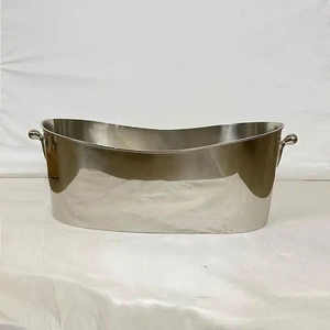 Heavy Premium Quality Stainless Steel Ice <b>Bucket</b> with Handle Classic Style 3L Capacity-Durable for Parties & Home Bar Use - Product Image 5