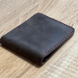 Big Capacity Waterproof Men Purse Genuine Leather Men Wallet For Business Custom Top Grain Leather Men Wallet LWM -0209