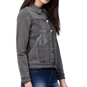 Jeans <b>Jacket</b> for Women Latest Factory Made Jeans <b>Jacket</b> for Women in Wholesale Best Price Low Moq Winter <b>Jackets</b> - Product Image 2