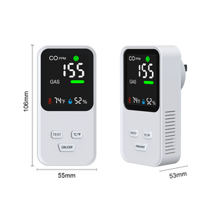 <span class=keywords><strong>Detector</strong></span> de Vazamento de Gás Combustível e Monóxido de Carbono 4 em 1, <span class=keywords><strong>Plug</strong></span>-<span class=keywords><strong>in</strong></span>, com Display de Temperatura e Umidade para Casa e Hotel - Product Image 2