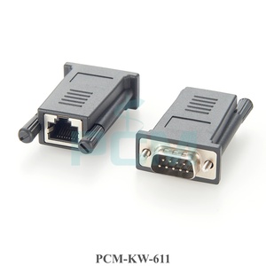 Adaptador Cruzado RJ45 Hembra a DB9 9 Pines Macho Compatible con Avocent ADB0037 para Comunicación Serial RS232 CNC PLC - Product Image 3
