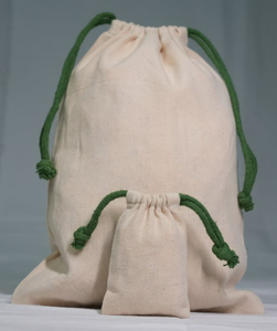 Eco-Friendly Custom Logo Printed <b>Drawstring</b> Dust <b>Bag</b> Reusable <b>Small</b> Storage Canvas Linen Fashionable Gift Pouch Nature's Touch - Product Image 1