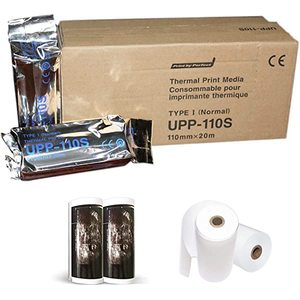 Papier d'imprimante certifié UPP-110HG TYPE V haute brillance, papier thermique pour imprimante à ultrasons, série UPP-110S, imprimé par ultrasons - Product Image 3