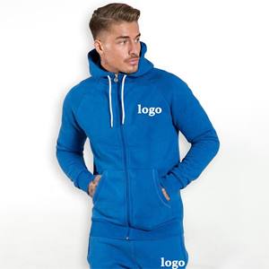 Vente en gros Logo personnalisé Ensemble de pantalons de survêtement à capuche en coton vierge de style urbain pour hommes Survêtements pour hommes - Product Image 2